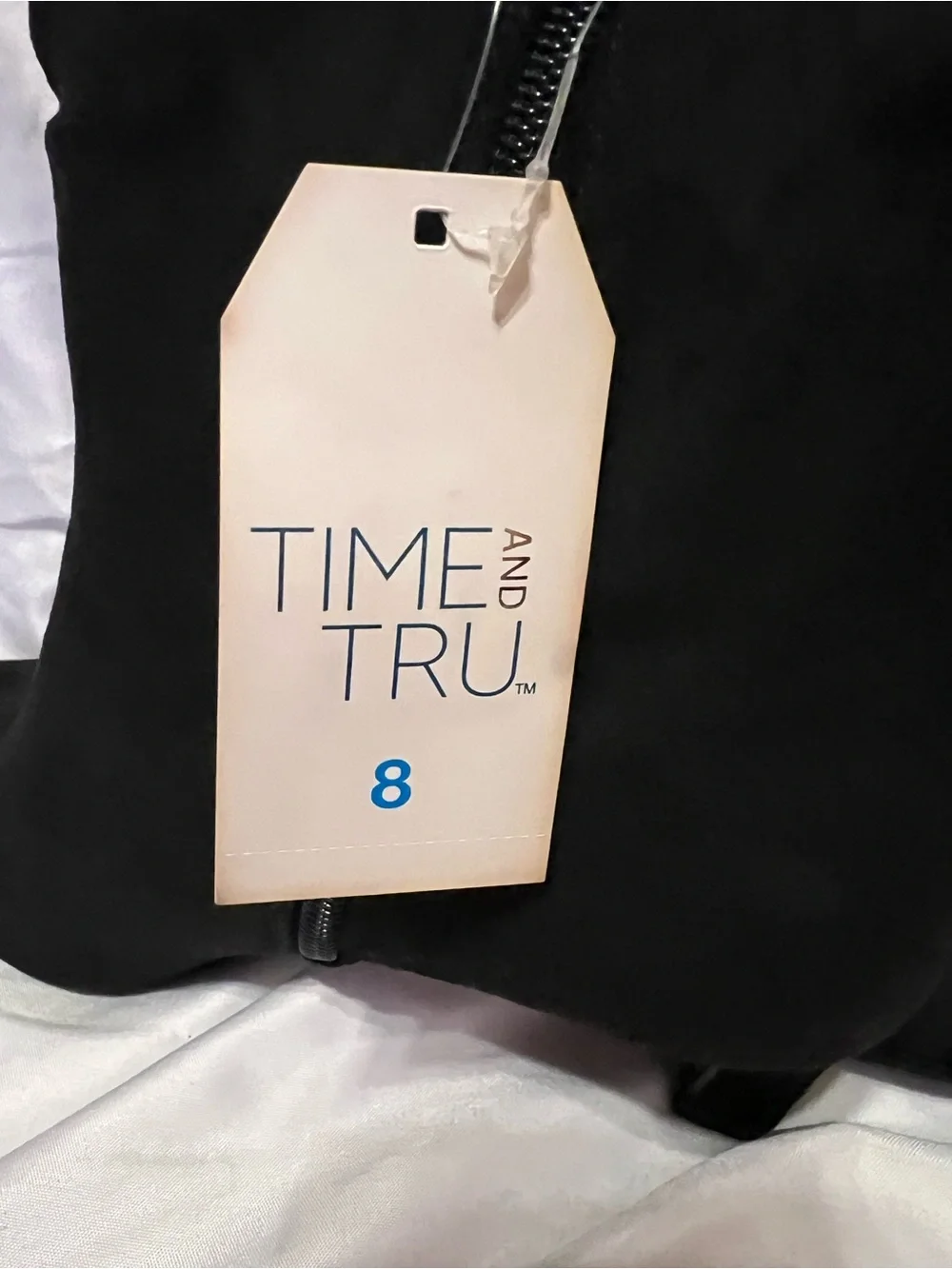 Time and Tru Black Over-the-Knee Pointed Toe Boots